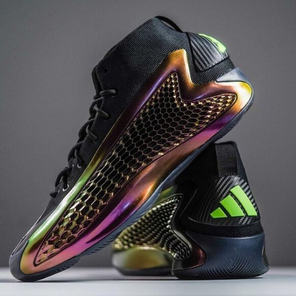 Adidas AE 1 All Star The Future Basketball Shoes Women's 8 Black Metallic Red - Picture 1 of 9